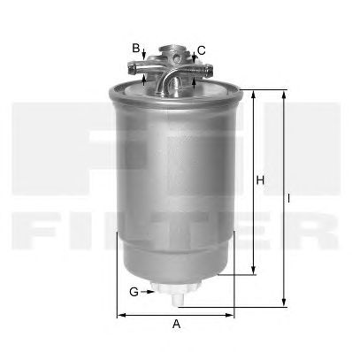 FIL FILTER zp054f -  Топливный фильтр